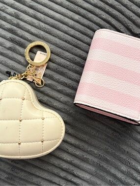 Victoria’s Secret coin keychain and wallet